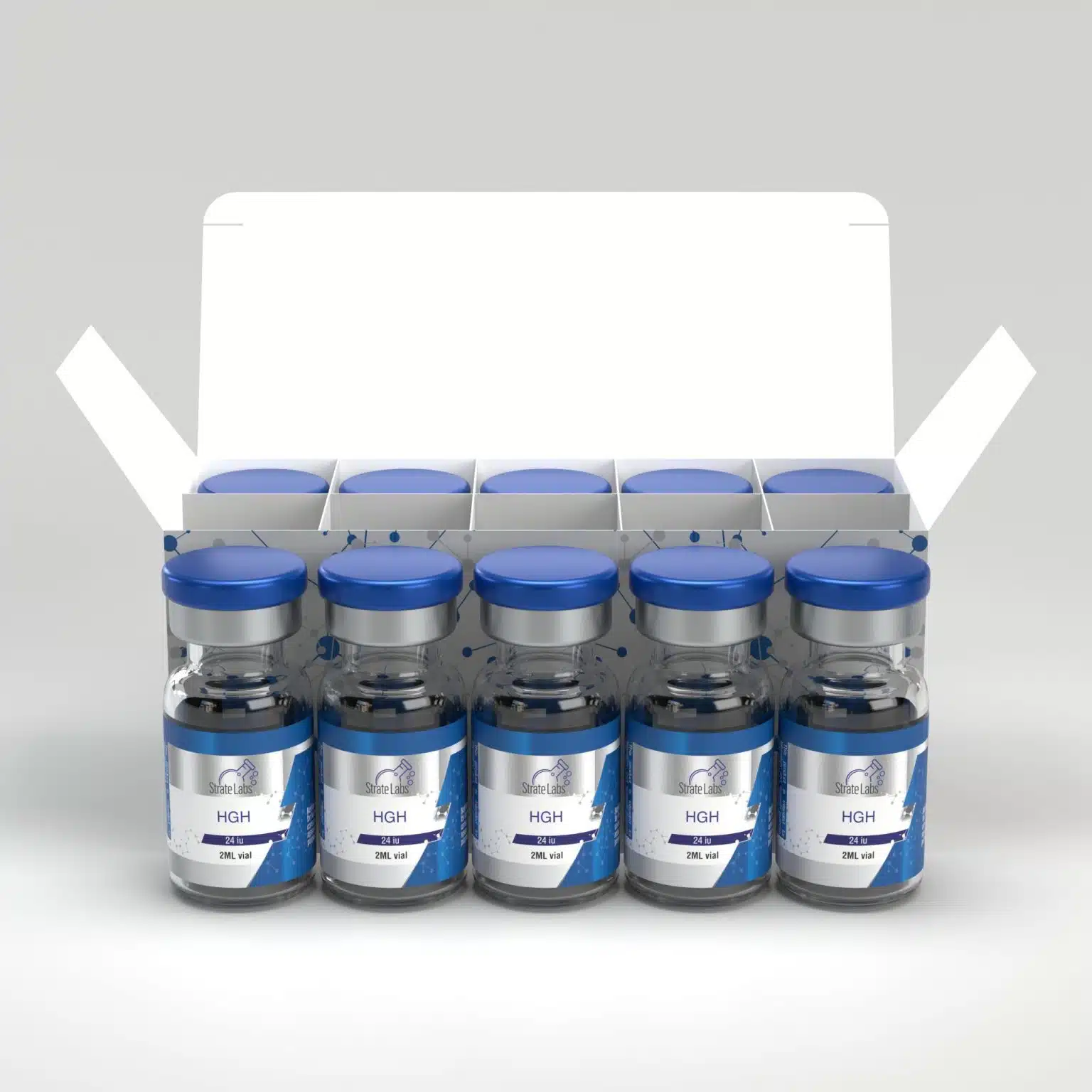 HGH 191aa (Growth Hormone) 24iu (Kit of 10) - Strate Labs